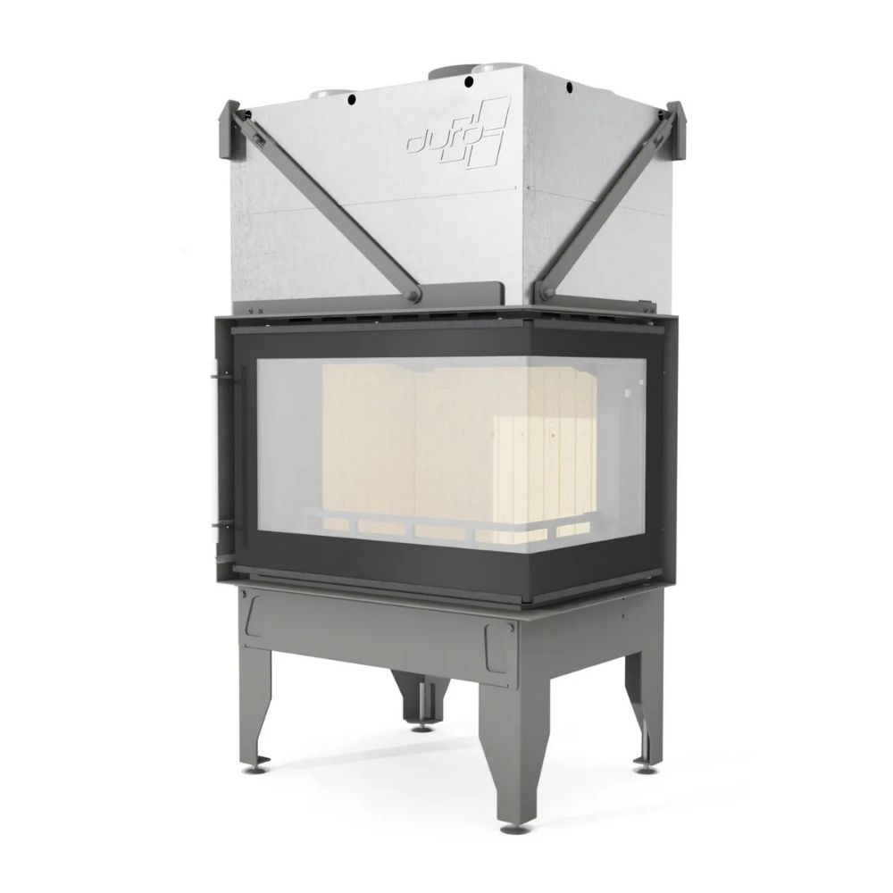 Pejs UNIFLAM 760 DURO med luftkanaler og lufttilførsel, højre side, 10,8 kW | Pejseindsats | Pejse |