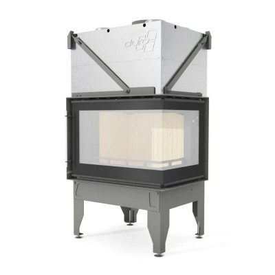 Pejs UNIFLAM 760 DURO med luftkanaler og lufttilførsel, højre side, 10,8 kW - Uniflam
