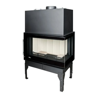 Pejs UNIFLAM 860 EVO PBS med luftkanaler og lufttilførsel, højre side, 15kW - Uniflam