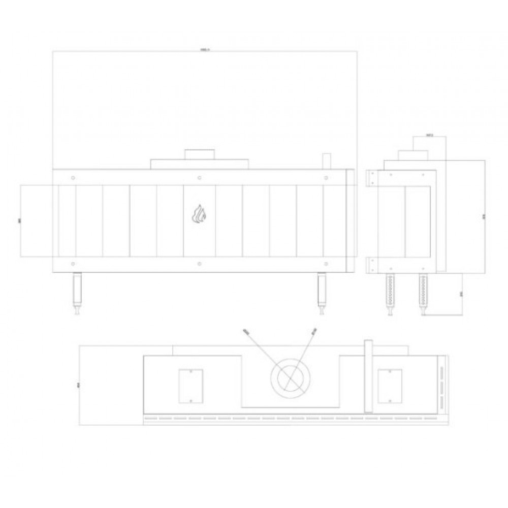 Gaspejs Balkan Energy GAS CORNER 150, 13kW | Gaspejse | Pejse |