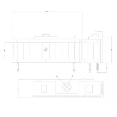 Gaspejs Balkan Energy GAS CORNER 150, 13kW - Pejse