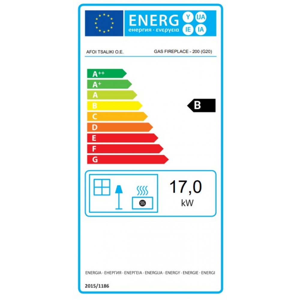 Gaspejs Balkan Energy GAS CORNER 200, 17kW | Gaspejse | Pejse |
