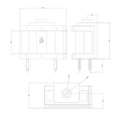 Gaspejs Balkan Energy GAS CORNER 70, 7.8kW - Pejse