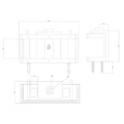 Gaspejs Balkan Energy GAS PANORAMA 100, 10.2kW - Pejse