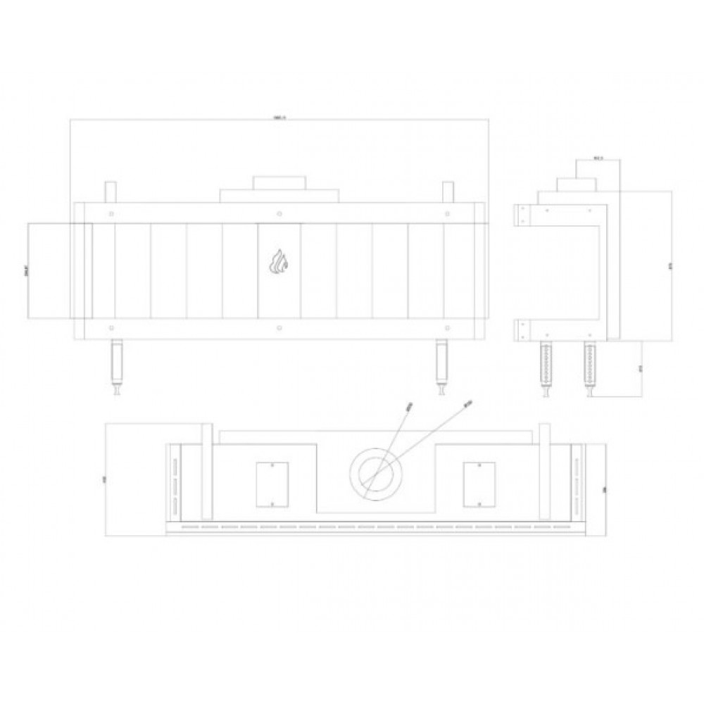 Gaspejs Balkan Energy GAS PANORAMA 150, 13kW | Gaspejse | Pejse |