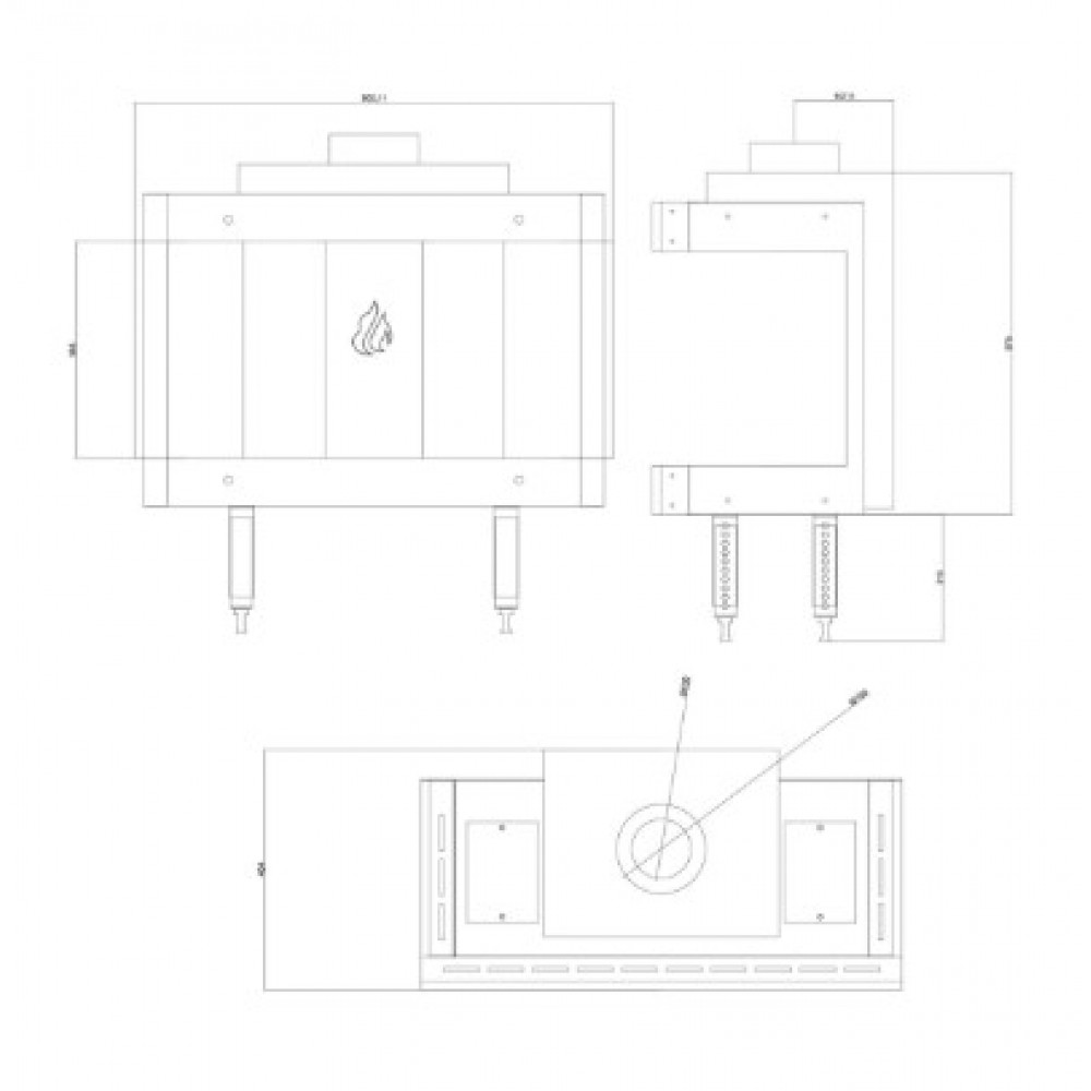 Gaspejs Balkan Energy GAS PANORAMA 70, 7.8kW | Gaspejse | Pejse |