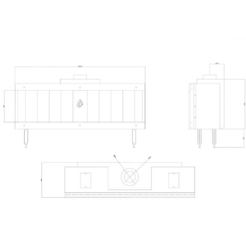 Gaspejs Balkan Energy GAS STRAIGHT 150, 13kW | Gaspejse | Pejse |