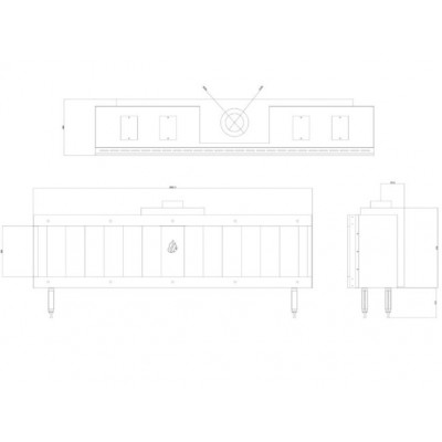 Gaspejs Balkan Energy GAS STRAIGHT 200, 17kW - Pejse