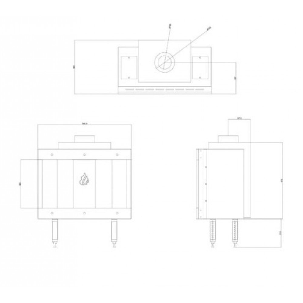 Gaspejs Balkan Energy GAS STRAIGHT 70, 7.8kW | Gaspejse | Pejse |