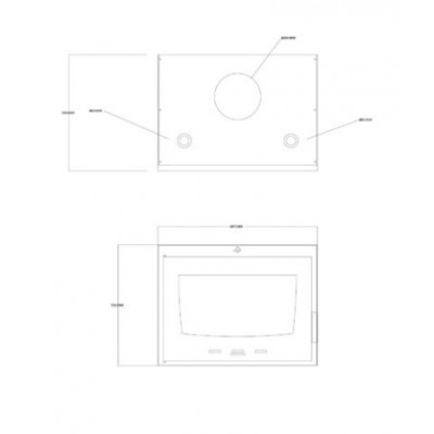 Pejs med vandtank Balkan Energy ATS INSERT HYDRO 700, 14.5kW - Pejse med vandtank