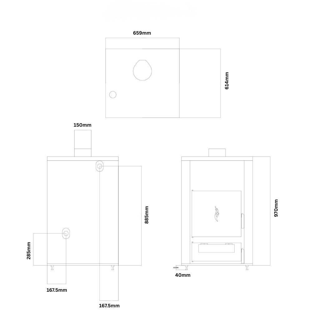 Brændefyr / Brændekedel Balkan Energy ATS HYDRO, 31 kW | Brændefyr / Brændekedler |  |