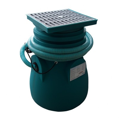 Spildevandspumpestation med TWINGO 300 pumpe, til indbygning – kapacitet 75 L, effekt 0,33 kW, flow 0,15 m³/t, løftehøjde 5,8 m - Twingo