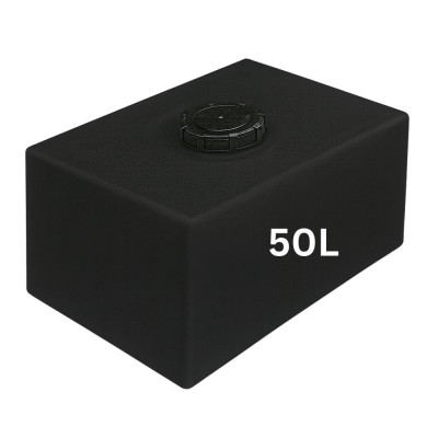 Vandtank til drikkevand HydroMoby SMALL S11, horisontal 50 L (sort) - Vandtanke til drikkevand