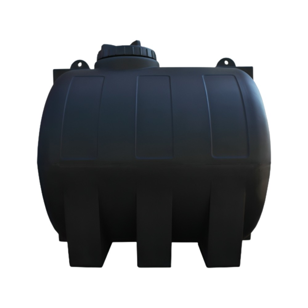 Vandtank til drikkevand MAVIL, cylindrisk vandret 1500 L (sort) | Vandtanke til drikkevand |  |