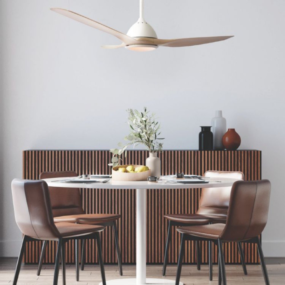 Loftsventilator med LED-belysning og fjernbetjening Balkan Energy FANKVN30G, Ф132, DC40W | Loftsventilatorer | Ventilatorer |