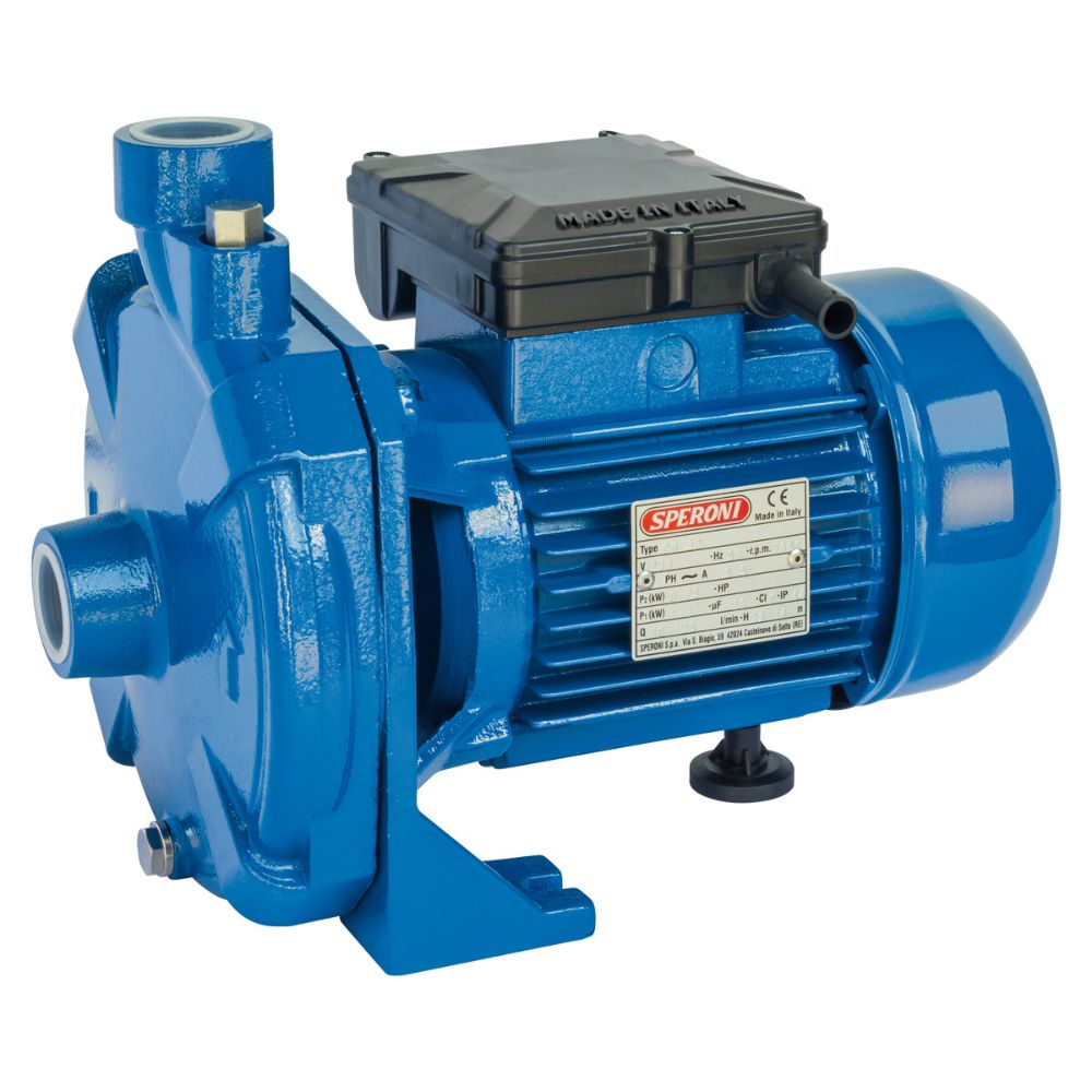 Enfaset centrifugalpumpe Speroni CM 22 – effekt 0,37 kW, løftehøjde 20 m, flow 100 l/min | Elektrisk vandpumpe | Vandpumpe |