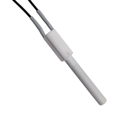 Keramisk Gløderør / Eltænder til pilleovn Ravelli, MCZ, Palazzetti, Karmek One m.fl., samlet længde 103mm, 200W - Gløderør til pilleovn