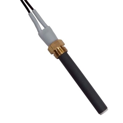 Keramisk Gløderør / Eltænder til pilleovn Piazzetta, Superior, Ravelli, Karmek One, Thermorossi, La Nordica m.fl., samlet længde 94mm, 330W - Gløderør til pilleovn
