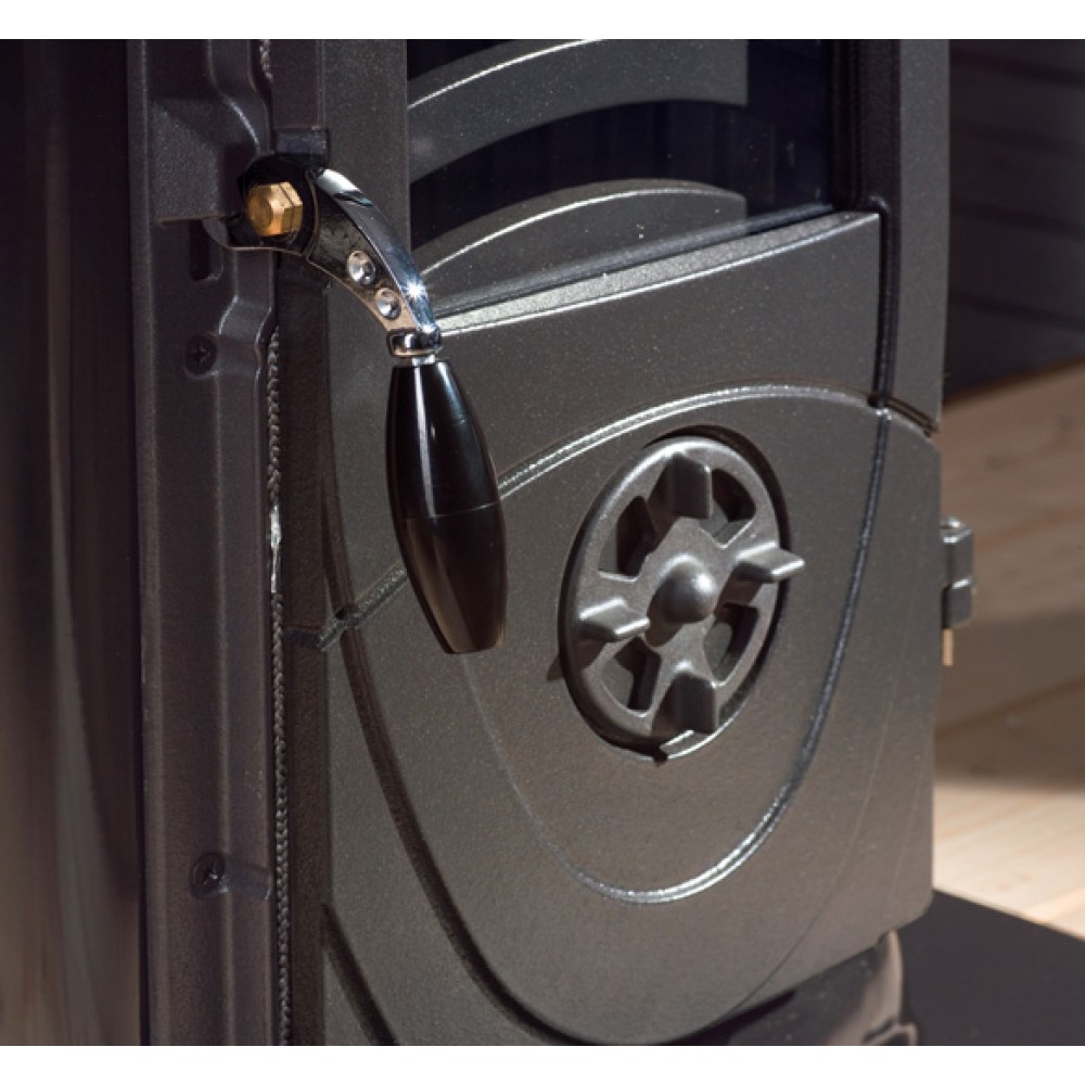 Italiensk støbejerns brændeovne La Nordica Super Junior, grøn, 5.7kW | Konvektionsbrændeovne | Brændeovne |