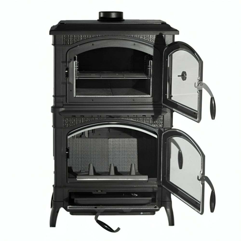 Italiensk støbejerns brændeovne med bageovn La Nordica Isotta Forno, 9.7kW | Konvektionsbrændeovne | Brændeovne |