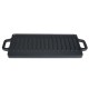 Dobbelt­sidet grillplade i støbejern, 33x20 cm |  |  |