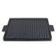 Dobbelt­sidet grillplade i støbejern, 38x38 cm |  |  |