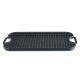 Dobbelt­sidet grillplade i støbejern, 51x26 cm |  |  |