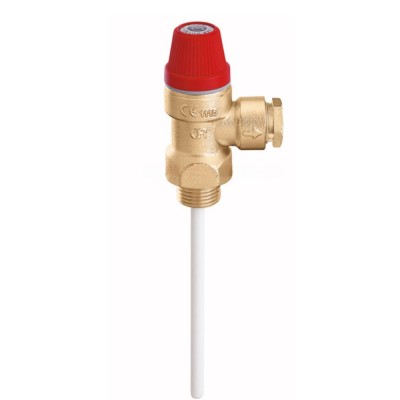 Temperatur- og trykaflastningsventil 1/2" x 1/2" Ø15 - Produktsammenligning