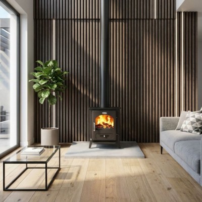 Brændeovn Verso 1, 7.5kW - Verso