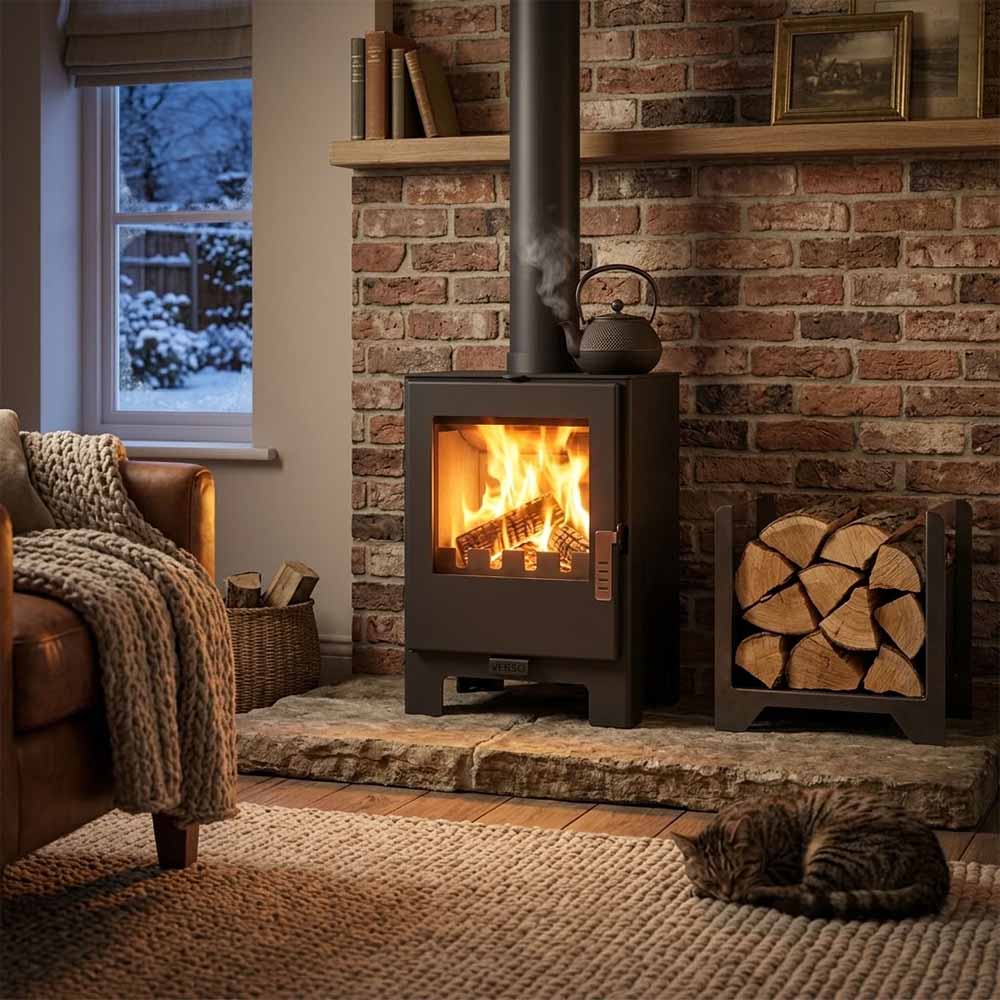 Brændeovn Verso 2L, 5 kW | Direkte brændeovne | Brændeovne |