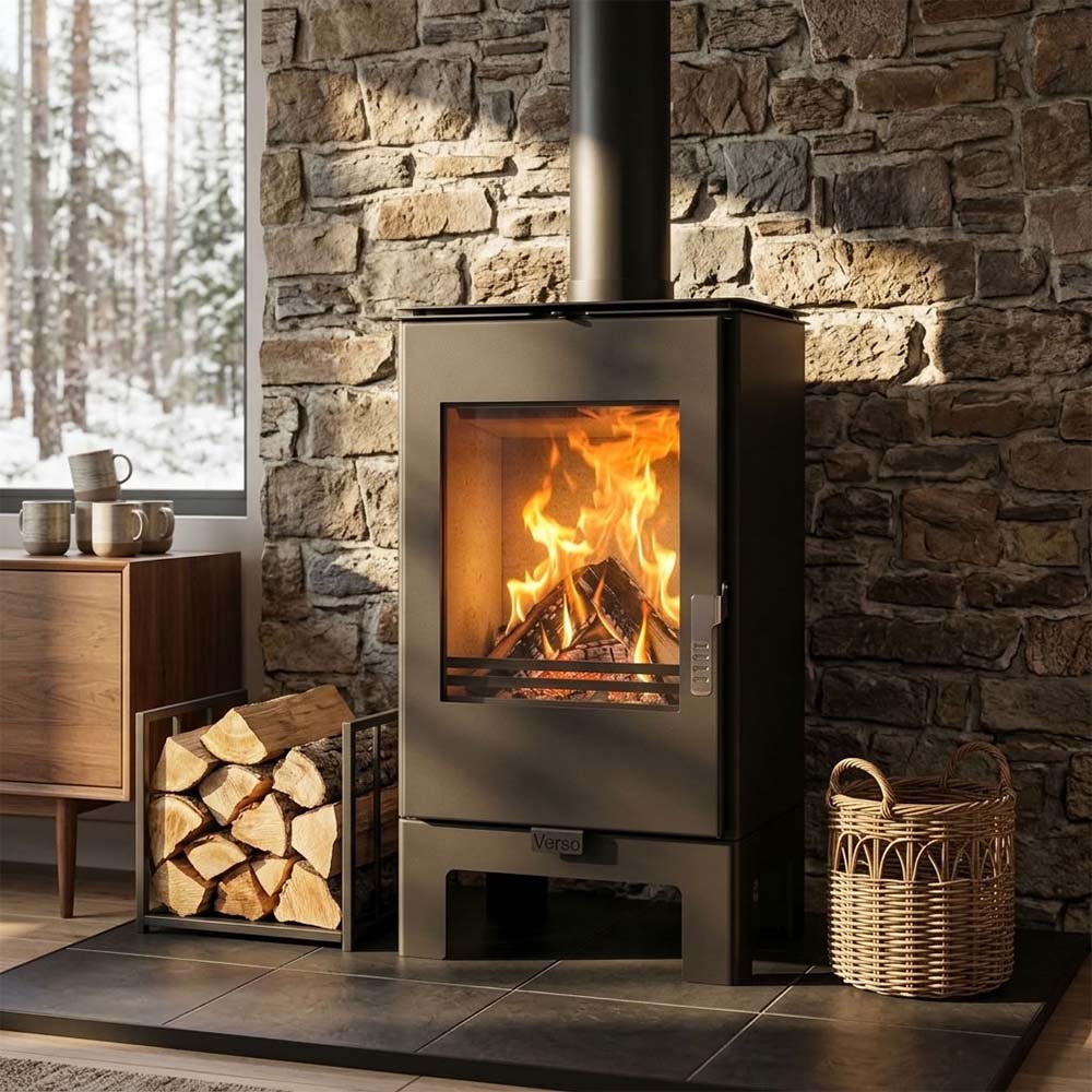 Brændeovn Verso Ina L, 7.5kW | Direkte brændeovne | Brændeovne |