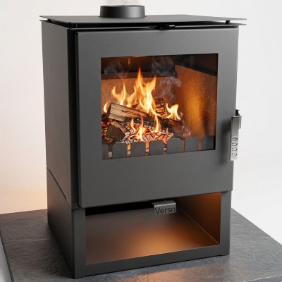 Brændeovn Verso Kara, 7.5kW - Verso