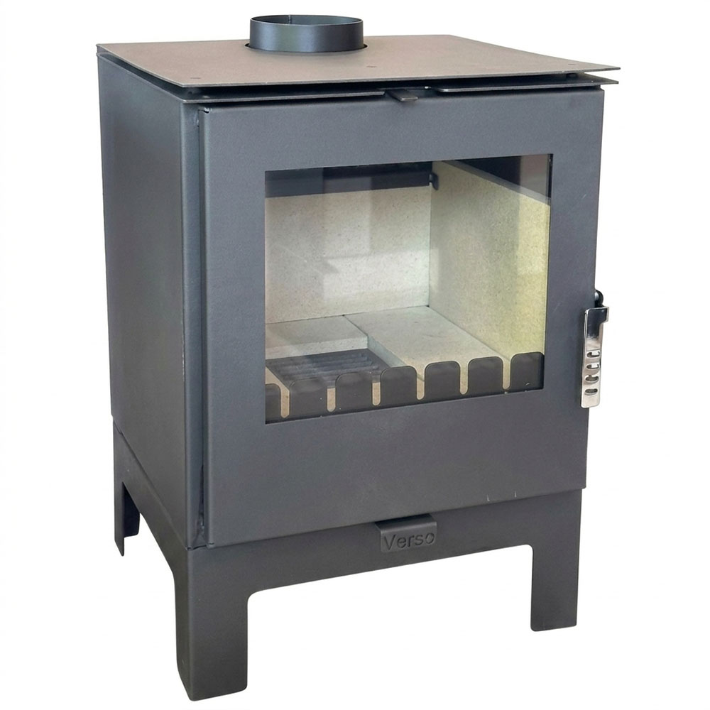 Brændeovn Verso Kara L, 7.5kW | Konvektionsbrændeovne | Brændeovne |