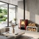Brændeovn Lheia Bordeaux, 7.5 kW | Direkte brændeovne | Brændeovne |