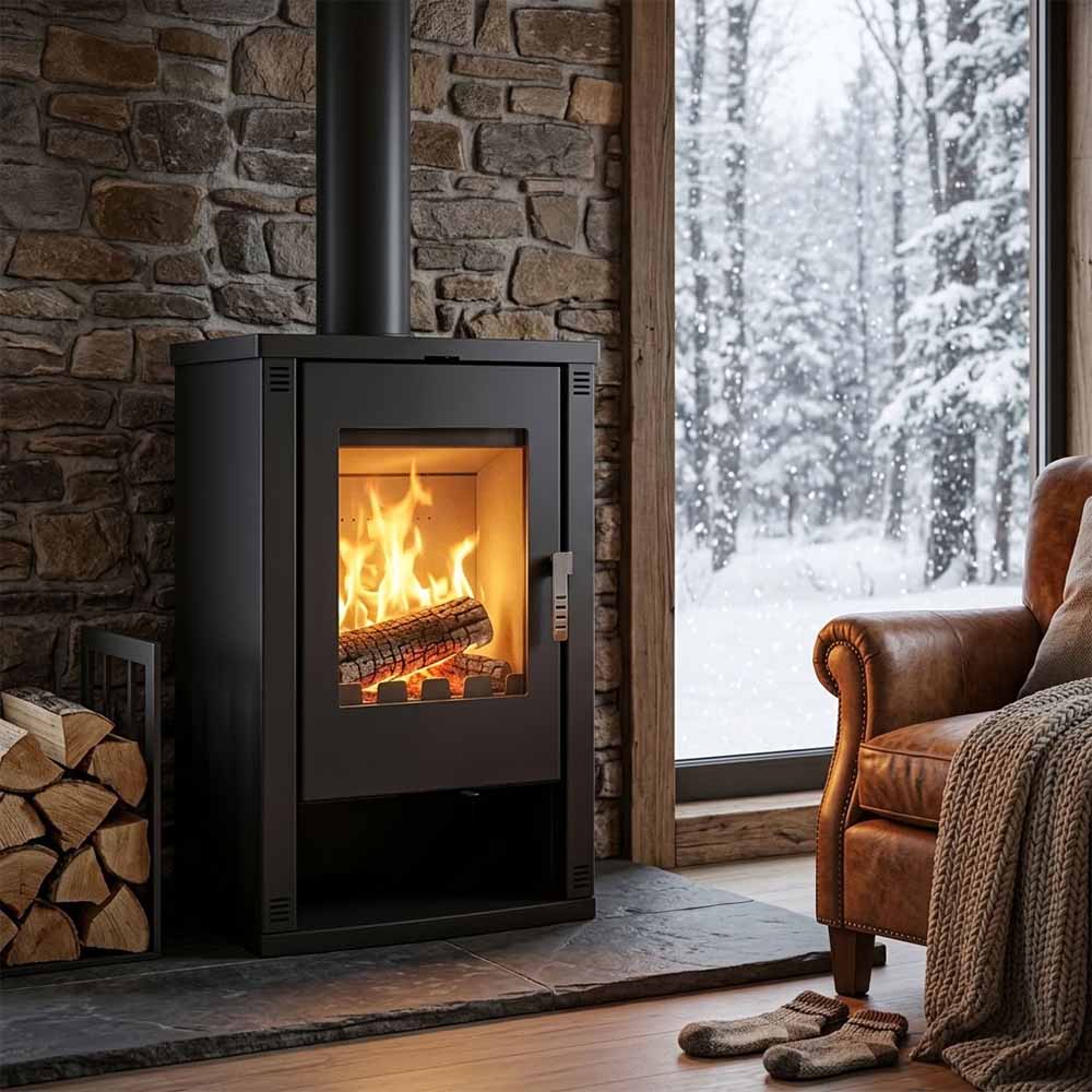 Brændeovn Verso Lheia, 7.5 kW | Direkte brændeovne | Brændeovne |