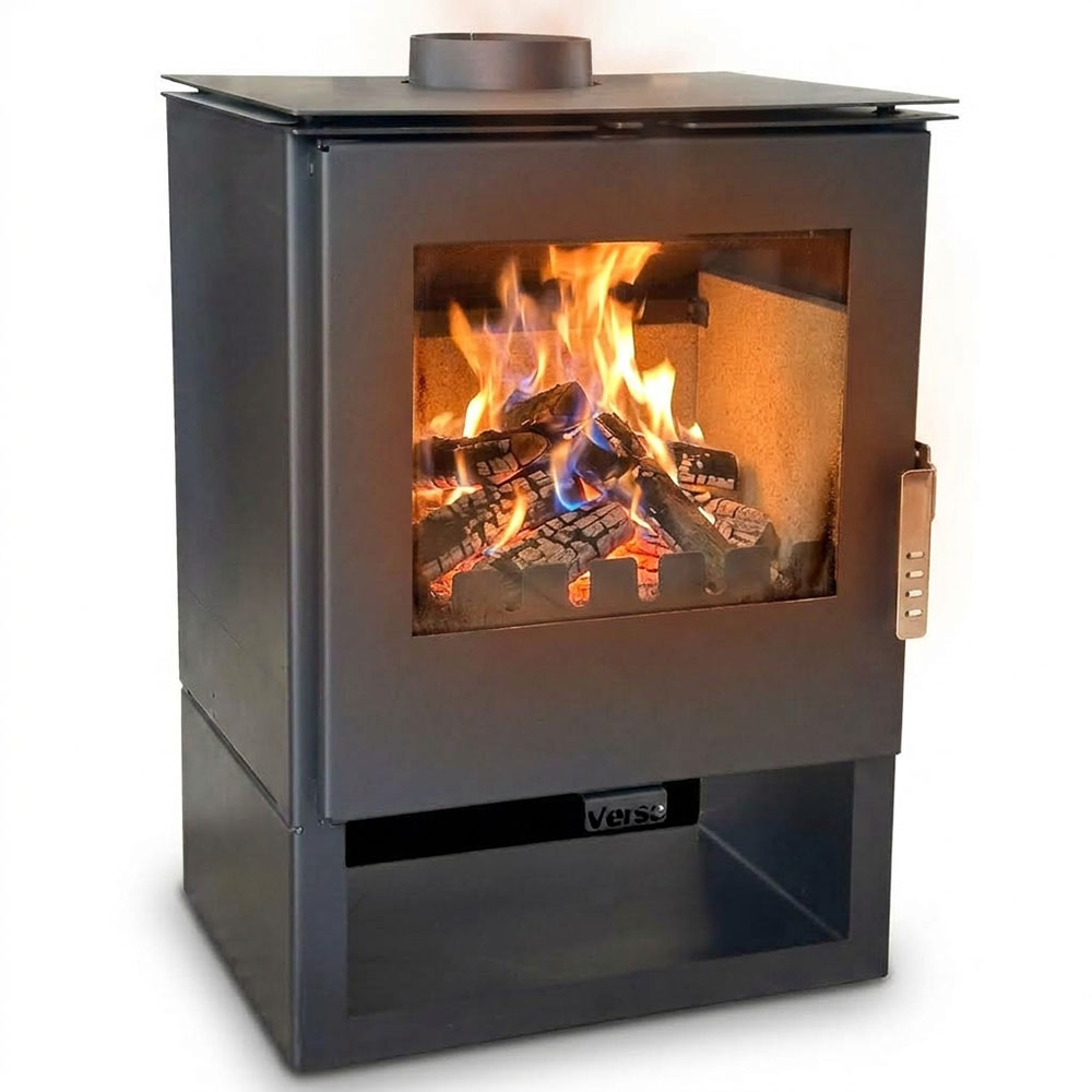 Brændeovn Verso Rheia, 5 kW | Direkte brændeovne | Brændeovne |