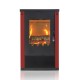 Brændeovn Verso Theia, Bordeaux, 9kW | Direkte brændeovne | Brændeovne |