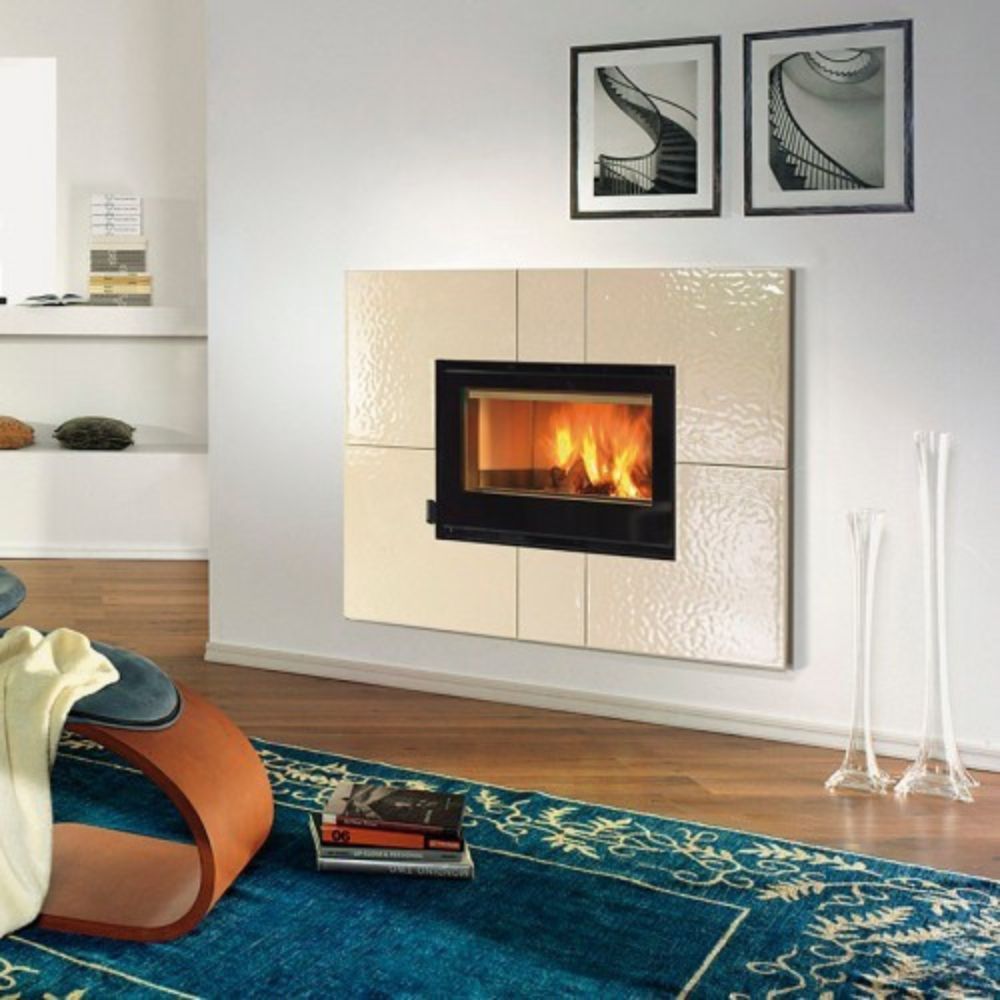 Italiensk støbejerns La Nordica 80 crystal Evo, 7.4kW | Pejseindsats | Pejse |