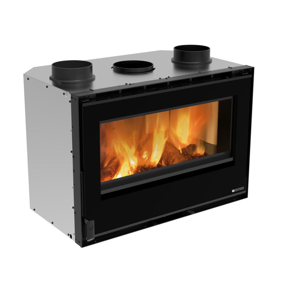 Italiensk støbejerns La Nordica 80 crystal Evo, 7.4kW | Pejseindsats | Pejse |