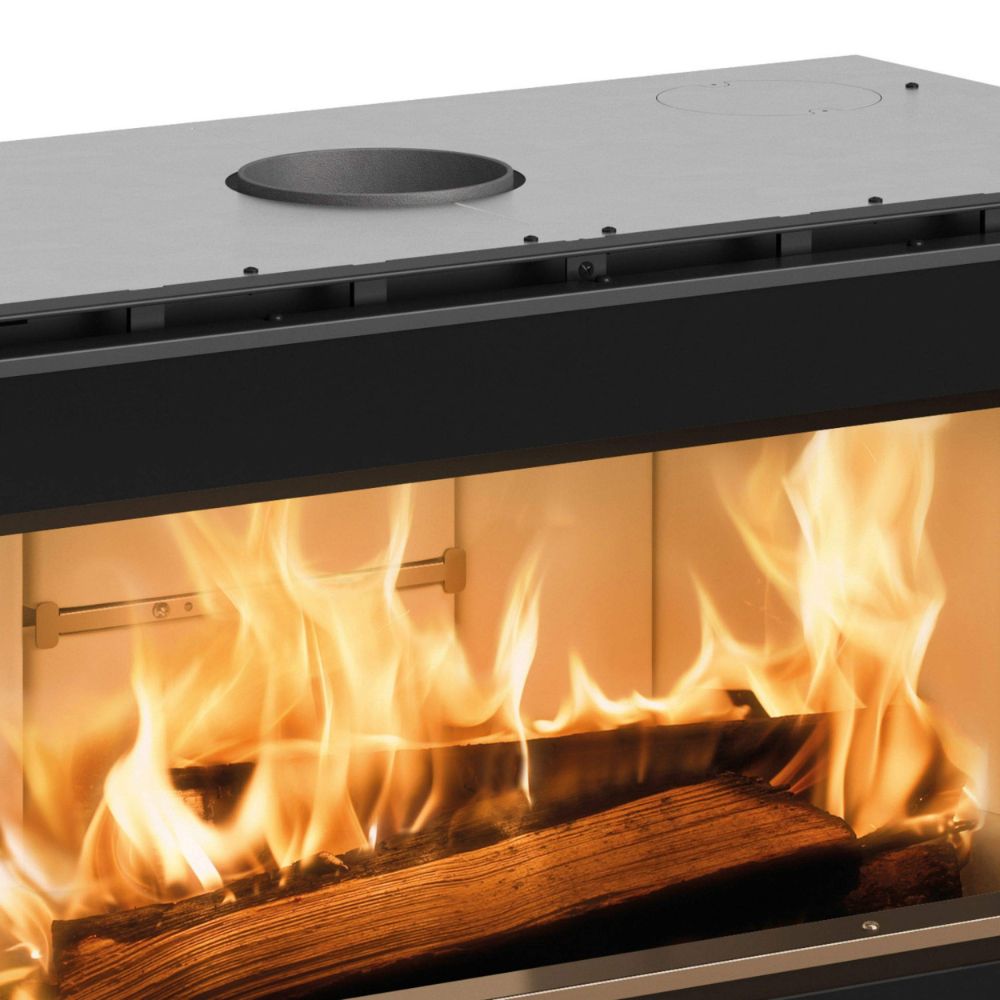 Italiensk støbejerns La Nordica Inserto 100 Wide, 8.1kW | Pejseindsats | Pejse |