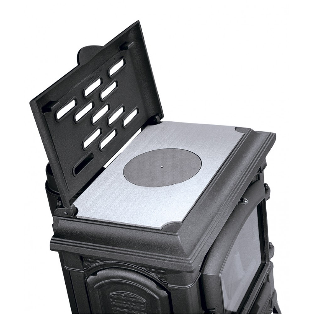 Italiensk Brændeovn med vandtank La Nordica Isotta CC Lean med kogeplade , 9.3kW | Konvektionsbrændeovne | Brændeovne |