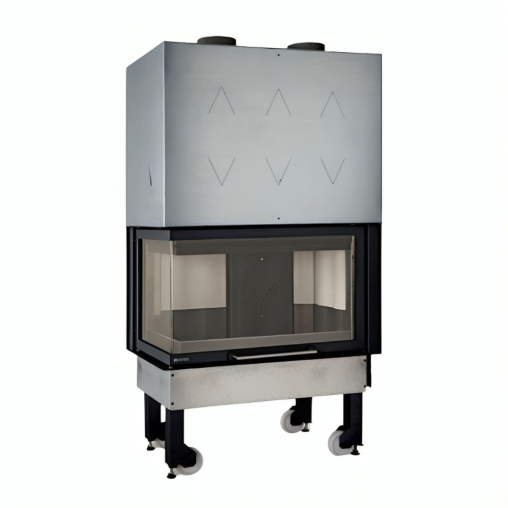 Italiensk støbejerns La Nordica Monoblocco 800 Angolo venstre, 10.0kW | Pejseindsats | Pejse |