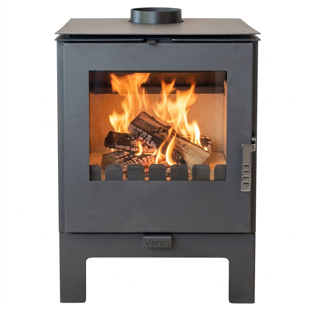 Brændeovn Verso Kara L, 7.5kW | Konvektionsbrændeovne | Brændeovne |