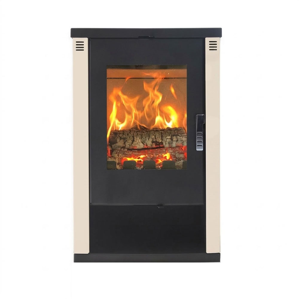 Brændeovn Verso Lheia Elfenben, 7.5 kW | Direkte brændeovne | Brændeovne |