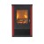 Brændeovn Verso Lheia Bordeaux, 7.5 kW