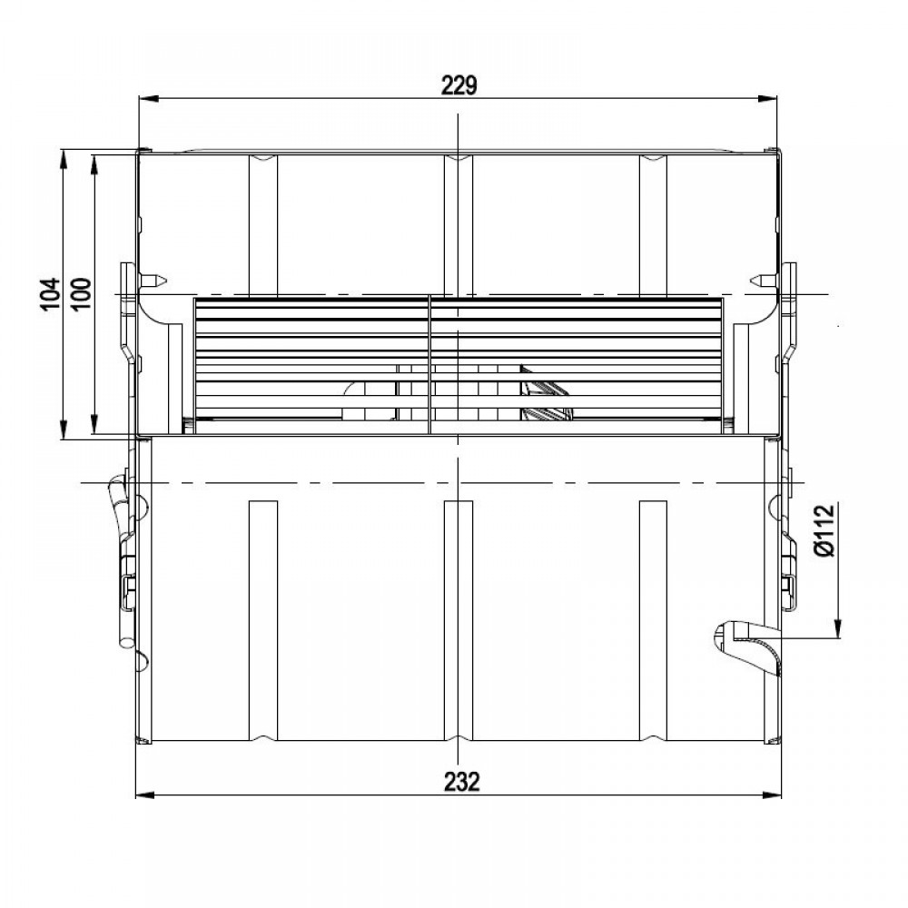 Centrifugalventilator EBM til pilleovne Edilkamin, Karmek One, Andre, flow 590 m³/h | Ventilatorer og blæsere | Pilleovne dele |