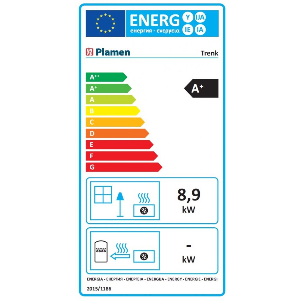 Brændeovn Plamen Trenk 8.9kW | Konvektionsbrændeovne | Brændeovne |