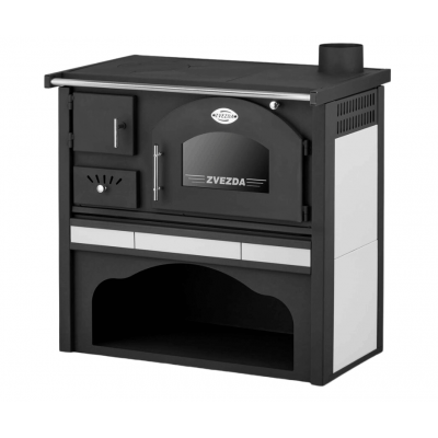 Brændekomfur Zvezda Classic GF Ceramic, 5.9kW - Brændekomfurer