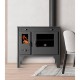 Brændekomfur Prometey Retro Eco, 7kW |  |  |