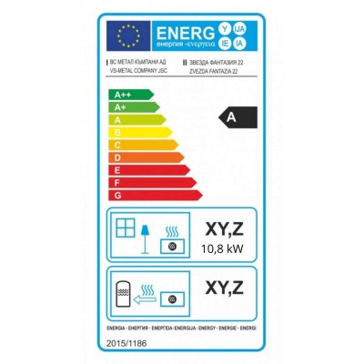 Brændeovn Zvezda Fantasia 10.8kW - Produktsammenligning